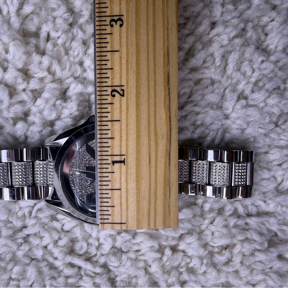Women’s Michael Kors Bradshaw Silver Watch - Picture 5 of 8